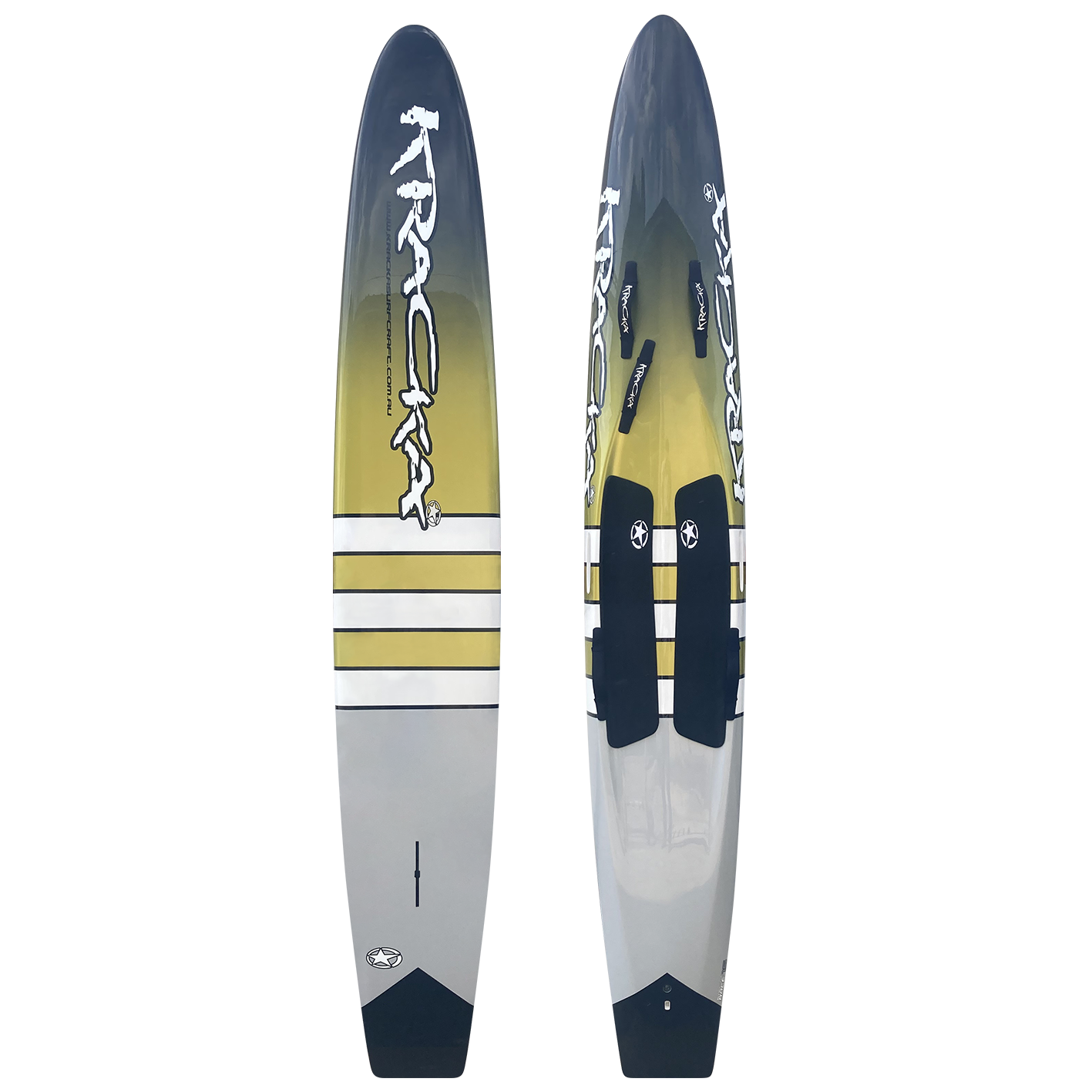 KRACKA FLOW GREY STRIPE GOLD&BLACK