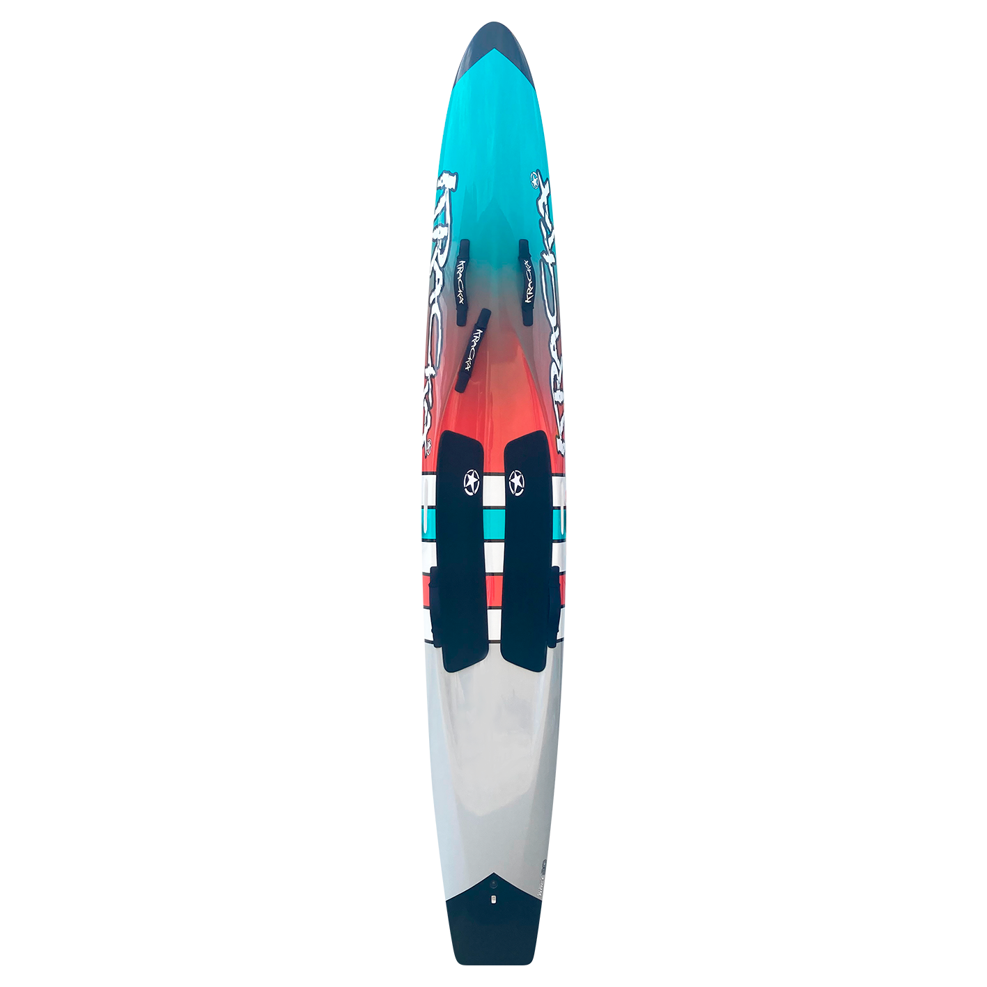 KRACKA FLOW GRAY STRIPE RED&BLUE