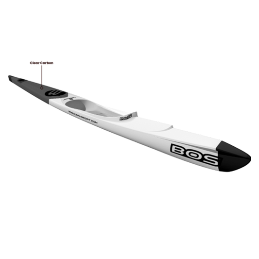 BOS Nemesis Ski Premium 9 Black White Dark Grey Deep Seat