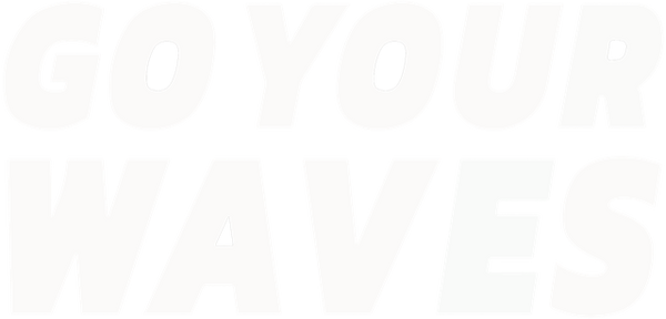 Logo de GoYourWaves, marca líder en equipamiento de salvamento deportivo y surf.
